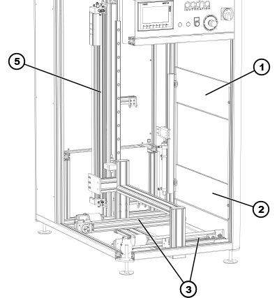Innenraum Hebestation